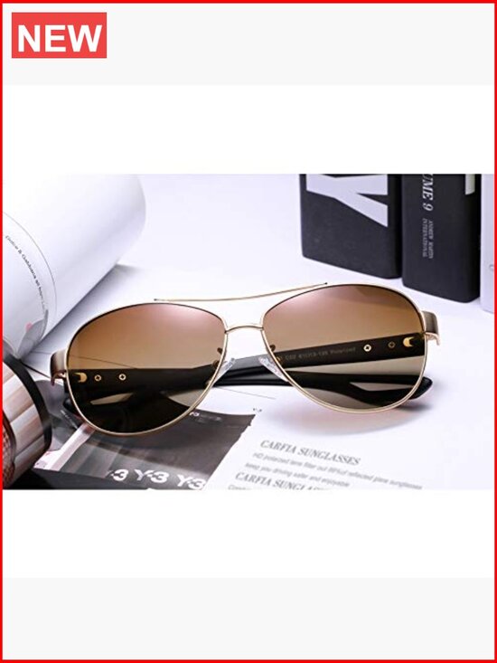 Polarized UV400 Sunglasses Metal Frame Ultra-Lightweight Comfort Driving main image 7